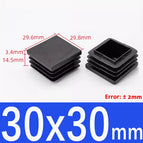 30x30mm / 10Pcs-Black