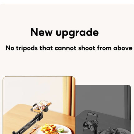 MoZhao Phone Stand Overhead Shooting Tripod Fill Light Floor-standing Telescopic Outdoor Live Photo Video Universal Camera Stand