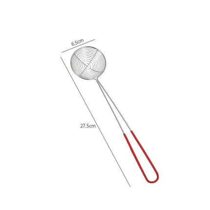 1Pcs Household Kitchen Tool Food Straining Spoon New Skimmer Anti-scald Plastic Spoon Cooking Spatula Large Colander Strainer