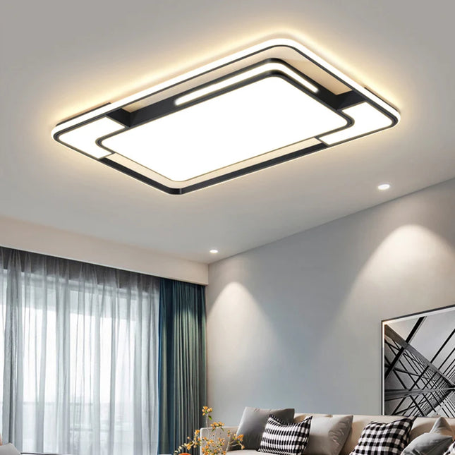 Living Room LED Ceiling Lamp Modern Simple Bedroom Room Dining Light Nordic Lustre Home Decoration Interior Lighting Chandelier