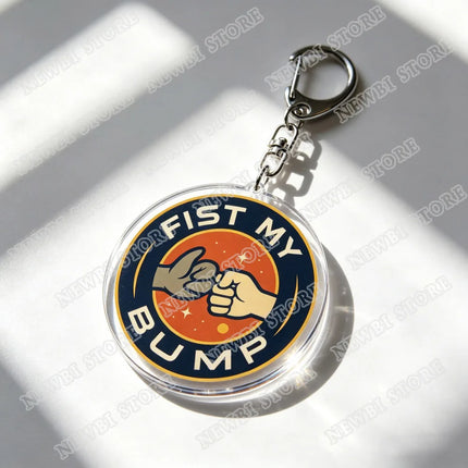 Project Hail Mary Keychains Amaze Fist My Bump Keyrings Jewelry Manga Game Fans Gifts