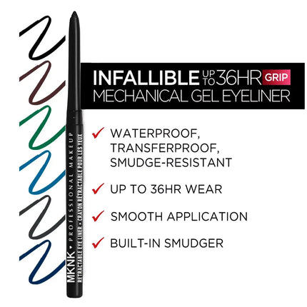 1pcs Luxurious Waterproof Long-Wearing Liquid Eyeliner - Smudge-Resistant, Transfer-Proof, Quick-Drying Formula With Easy