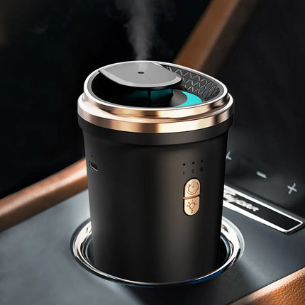 TEABLUM 50m³ Car Diffuser Humidifier Auto Air Purifier Aromo Air Freshener Type-C Charging for Home Aroma Aromatherapy Diffuser