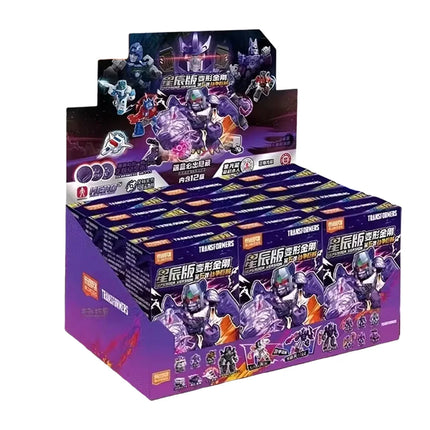 Blokees Transformers Defender Version 6 Collectible Blind Box Beast Wars Action Figures Optimus Prime Megatron Bruticus Model