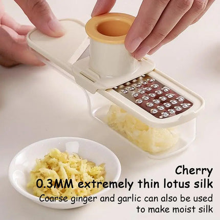 3-in-1 Multifunctional Ginger Garlic Grinder Home Kitchen Slicer All Grinder Potato Shred Cutter Utensil For Kitchen 2025 New
