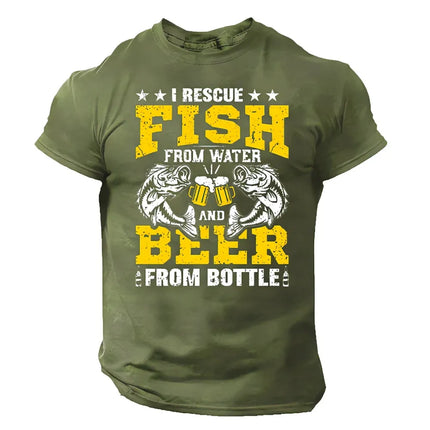 Men's Unisex T shirt Tee Graphic Letter Templar Cross Crew Neck Black Army Green Navy Blue 3D Print Outdoor Street Short Sleeve