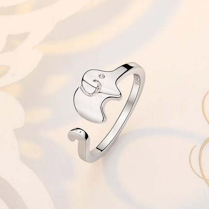 Hot 925 Sterling Silver Ring AAA Zircon Adjustable Simplicity Fashion Exquisite Women Jewelry Accessories Wedding Party Gift
