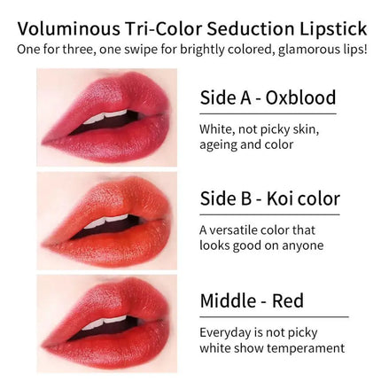 Magic lipstick winter Moisturizing Changing 3 colors Lip Balm Natural Aloe Vera Long Lasting Lipstick for Women Color-Shifting M