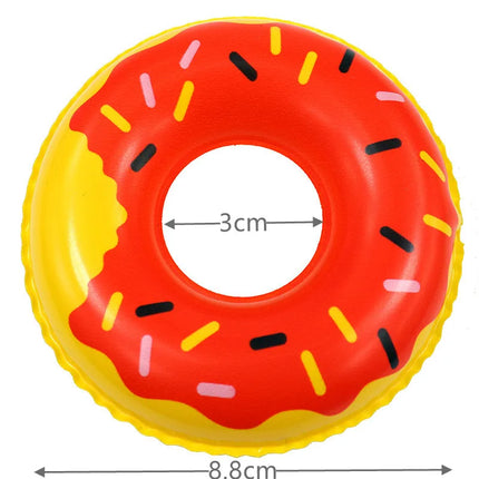 5-30Pcs Mini Swimming Buoy Ring Toys Mix Styles Summer Bathing Float Lifebelt Dollhouse Accessories for Doll Kids Gift Furniture