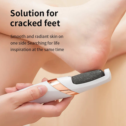 Electric Foot Grinder Portable Replaceable Roller Foot File Pedicure Tool for Heel Dry Dead Skin Callus Removal Home Salon Use