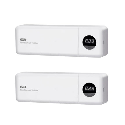 UV Toothbrush Holder Rechargeable Fast Drying Toothbrush Sterilizer With LED Display Wall-mounted Automatic Toothbrush Holders