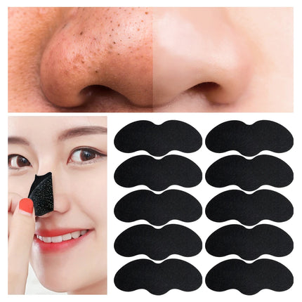 10/30/50pcs Unisex Blackhead Remove Mask Peel Nasal Strips Deep Cleansing Shrink Pore Nose Black Head Stickers Skin Care Patch