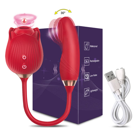 Clitoris Sucker Vibrator for Women Nipples Clit Stimulator Finger Wiggle G-Spot Vibrator Female Masturbator Sex Toy for Women