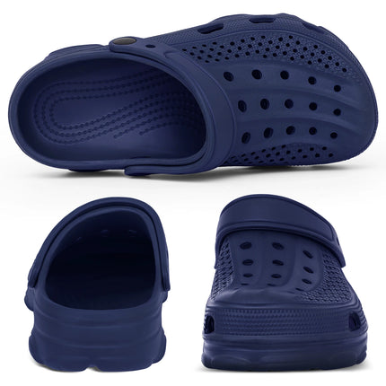 Comwarm Men Clogs Slippers Breathable Garden Sandals Non-Slip Comfort Beach Shoes Men Sandals Indoor Outdoor Casual Fishing Shoe