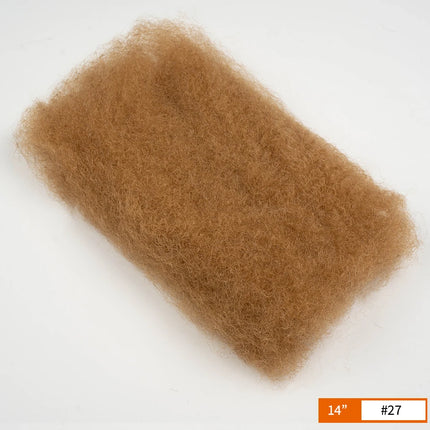 Afro Kinky Bulk Hair for Braiding Hair Extensions – Rebecca Lightweight, Natural Colors for African Braids & Casual Wear QVR