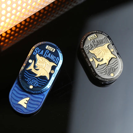 Shark Mechanical Fidget Slider EDC Fidget Toys Office Desk Toys  Anxiety Stress Relief Toys Adults Gifts