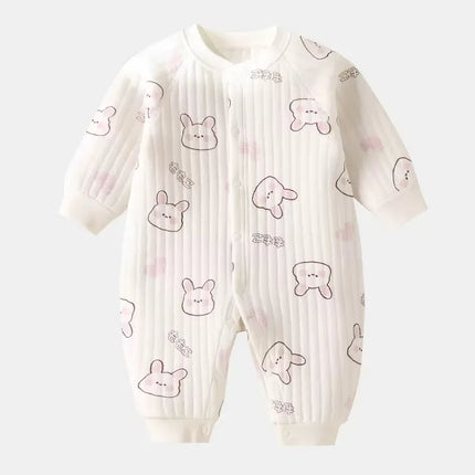 Autumn Baby Clothes Bodysuit&One Pieces Boys Girls Newborn Rompers Solid Color 100 Cotton 0-24M Long Sleeve Loungewear Outfit
