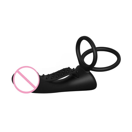 Vibrator Strap-on Anal Plug Dildo Men Couples Bullet Vibrator Sex Toys Penis Ring Double Penetration Vaginal Anal Plugs Adult