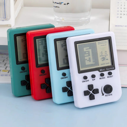 Handheld Game Console Video Game Party Favors For Kids Birthday Gifts Classic Brick Tetris Game Arcade Toys