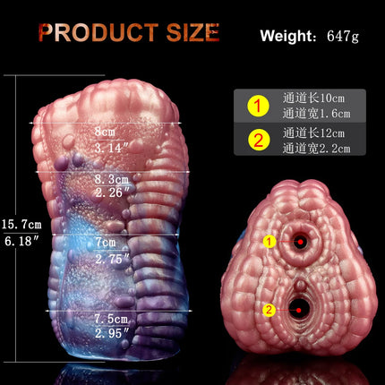 LUUK Silicone Single-channel Realistic Vagina Aircraft Cup Penis Stroker Male Masturbator Pocket Pussy Stroker Adult Toy for Man