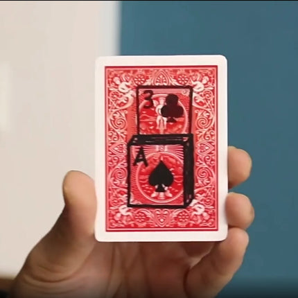 Mini Cardiographic By J.C Magic Tricks Close Up Street Illusions Gimmicks Mentalism Props Prediction Card Rising Poke Card Magia