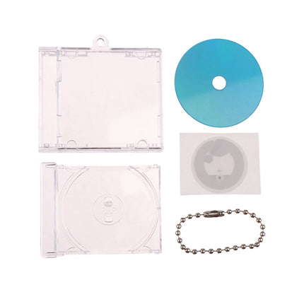 1pc NFC Functional CD Disc Key Chain Mini CD Case Keychain Peripheral Commemorative Album Key Holder For DIY Backpack Pendant