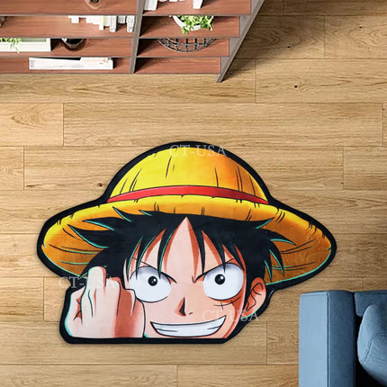 Anime One Pieces Manga Soft Anti-slip Area Rugs Home Bedroom Cartoon Deco Kitchen Bathroom Non-slip Mat Doormat Birthday Gift