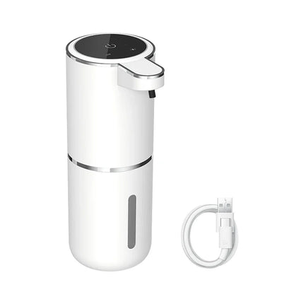 380ml Automatic Soap Dispenser Foam USB Charging Touchless Smart Display Infrared Sensor Hand Washer
