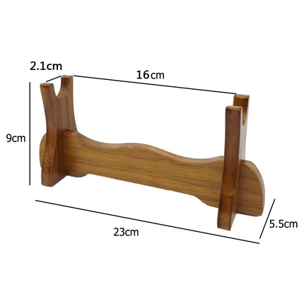 Solid Wood Sword Stand Holder for Samurai Sword Katana Wakizashi Tanto Wizard Wand Table Display Storage Rack Bracket