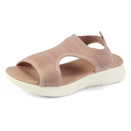 Toe open spot 2025 fish mouth casual fashion sandals low-heeled women