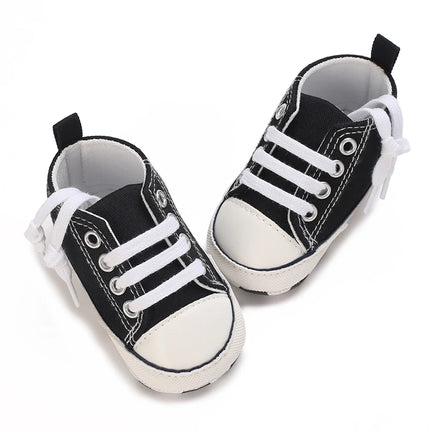 0-18 Months Newborn Baby Shoes Classic Fashion Casual Sports Shoes for Boys and Girls Non slip Soft Sole Walking Shoes