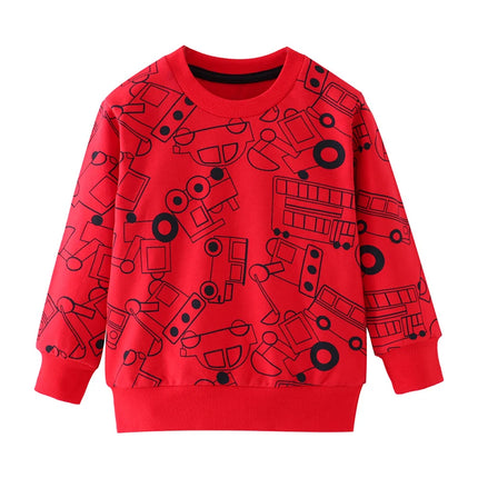 Little maven Baby Boys Clothes Autumn Cotton Tiger Pattern Sweatshirt New Fashion and Comfort Sport wear for Kids 2 to 7 years