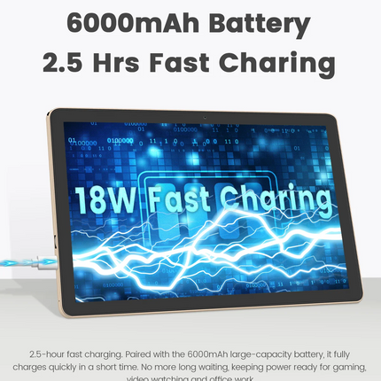 ANRY C95 11 Inch Android 15 Tablet 2026 Octa Core 20GB RAM 128GB ROM 6000mAh 18W Fast Charging 5G WiFi 6 HD IPS Global Tablet PC