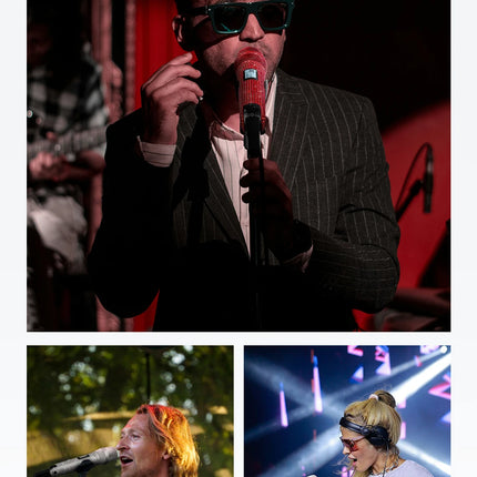 Wireless Karaoke Mic SKM9000 Custom Diamond-Encrusted  Microphone For Live Streams  Karaoke Shining Stage Essential