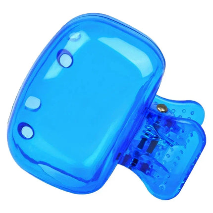 2 Pack Toothbrush Head Covers - Travel Protector Cap Case, Color Combo Clip for Household & Camping, Durable Plastic Portable