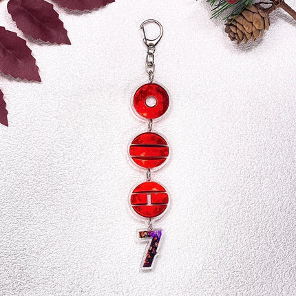 1/7Pcs Korean K-Pop Fan Boy Band Bangtan Boys Keychain Accessories Acrylic Charms Pendant For Bag Key Holder Backpack Decoration