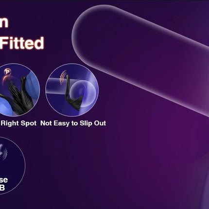 Prostate Massager Anal Plug with 9 Tension Shock Flapping Thrusting Vibrating Butt Plug APP Control Male Vibrator Adult Sex Toys