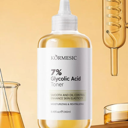 Glycolic Acid Toner 7% Resurfacing Pore Treatment, Brightening Essence for Dark Spots & Rough Texture
