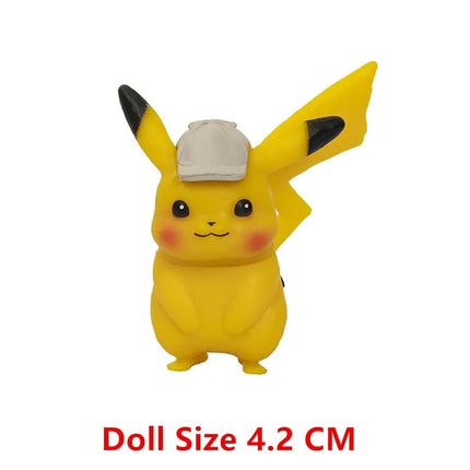4-13Cm Pokemon Anime Figure Charizard Mewtwo Pikachu  Mew Psyduck Collection Pokemon Action Toys Model Birthday Gifts