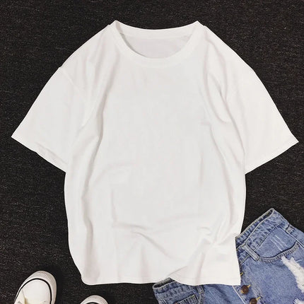 Summer DIY Your Print or Logo Men's T-Shirt Harajuku Casual Customization T-shirt Women's Tops Clothes Short Sleeve Tee Female