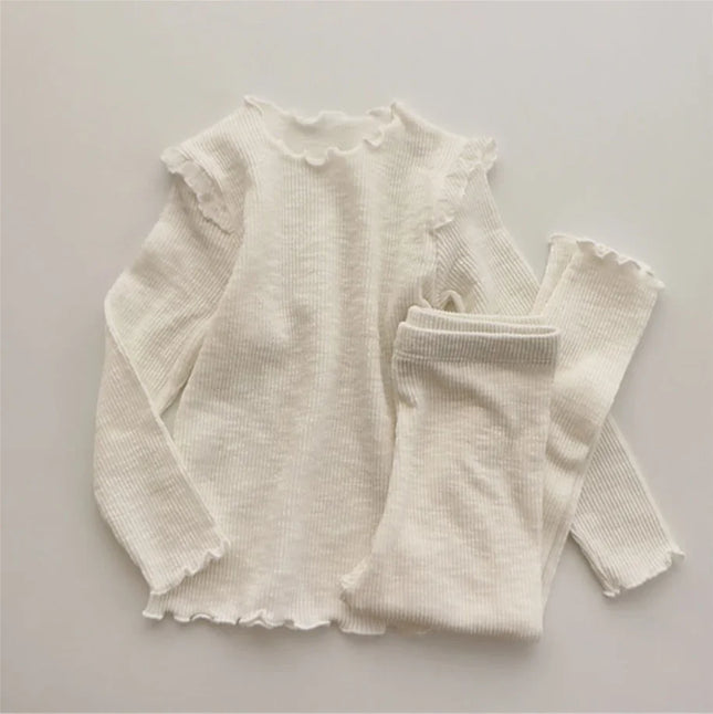 2Pcs Toddler Girl Clothes Sets Kids Homewear Pajamas For Girls Baby Girl Clothing Sets Spring Autumn