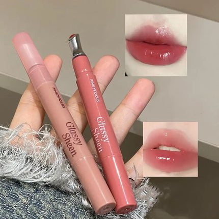Mirror Watery Essence Lip Gloss Liquid Lipstick Jelly Lip Glaze Fading Lip Lines Water Light Jelly Makeup Moisturizing Lips Tint