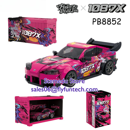 MOC PB8801-8849 Technical Speed Car MX5 Racing Car Model Camper Container Building Block Brick Assembly Toys Kids Xmas Gift