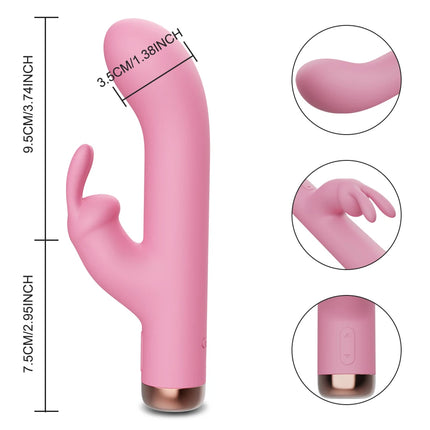 Powerful Clitoris Vagina Vibrator Ctimulator Vibration 2 in 1 Rabbit Dildo Vibrator Masturbation Tools for Women Sexy Adult Toys