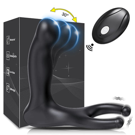APP Control Male Prostate Massager Wiggle Anal Vibrator for Men Swing Butt Plug for Gay Perineum Stimulator Sex Toy for Couples