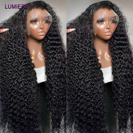 Deep Water Curly Wave Real HD 5x5 Lace Closue Frontal Only Skinlike Swiss Only Loose Deep Wave Human Hair Pre Plucked Hairline