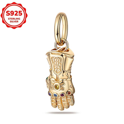 TOP 925 Sterling Silver Marvel Anime Avengers Lron Man Helmet Charms Fit Original Bracelet Womens Pendant Beads Jewelry Hot Gift