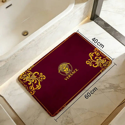 Fashion And Luxury V-Versace Entrance Door Mat Nordic Style Home Doormat Bathroom-Toilet Mats Bedroom Hotel Decor Mat