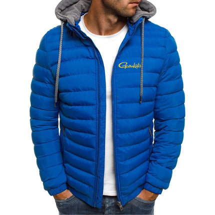 Gamakatsu Fishing 2024 Men's New Autumn and Winter Seven Colour Hooded Jacket Printing Design Exquisite Hooded Coat Tops