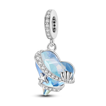 Charm Silver 925 Beads Blue Series Fit Bracelet Charms DIY Original Fashion  Pendants For Jewelry Maing